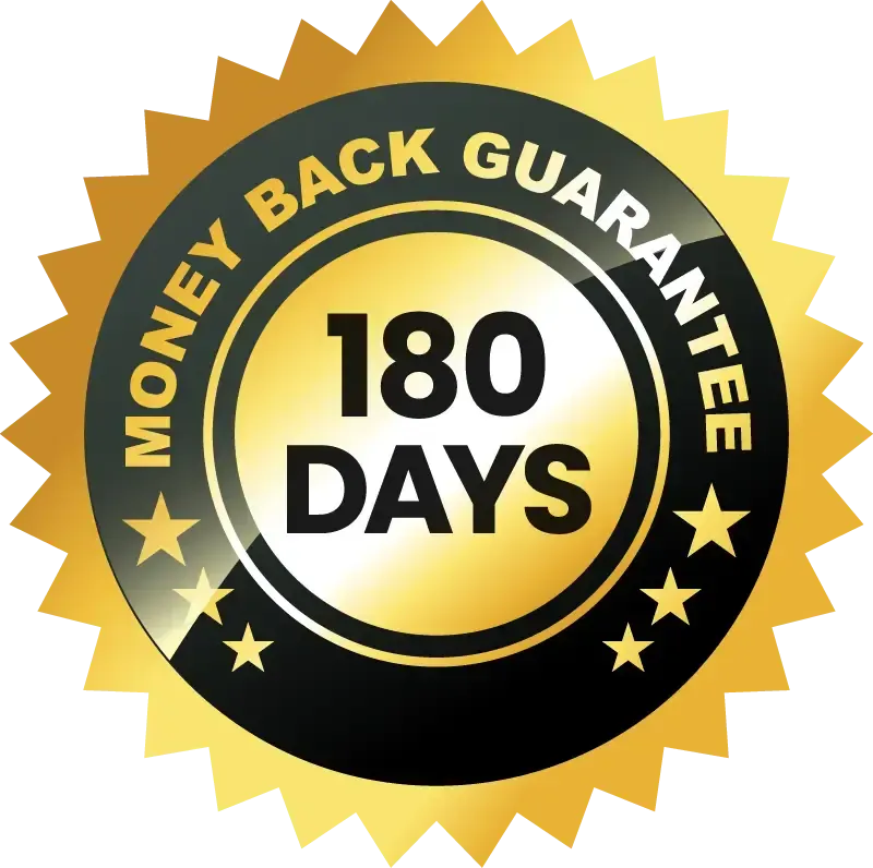 Feilaira- Money-Back Guarantee Badge